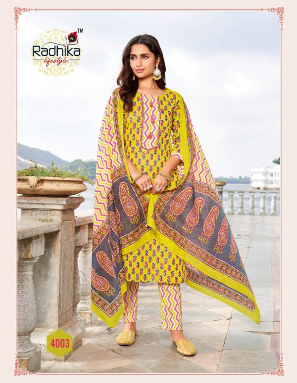 Radhika Cotton Kudi 4 Fancy Wear Ready Made Colleciton
